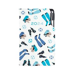 Diary DESIGN weekly pocket 2024 CZ - Football