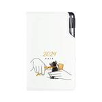 Diary DESIGN weekly pocket 2024 SK - Hair