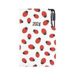 Diary DESIGN weekly pocket 2024 SK - Ladybug