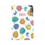 Diary DESIGN weekly pocket 2024 SK - Leaves