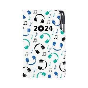 Diary DESIGN weekly pocket 2024 SK - Music