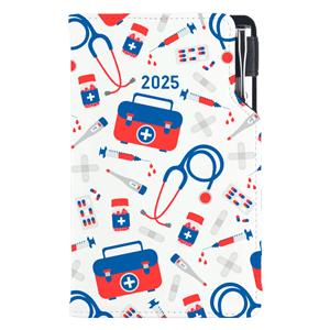 Diary DESIGN weekly pocket 2025 CZ - Doctor