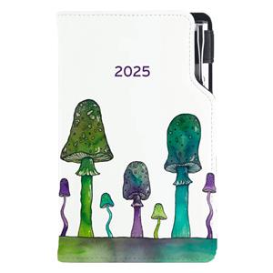 Diary DESIGN weekly pocket 2025 CZ - Mushrooms