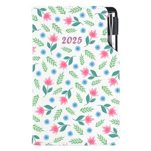 Diary DESIGN weekly pocket 2025 CZ - Spring flowers