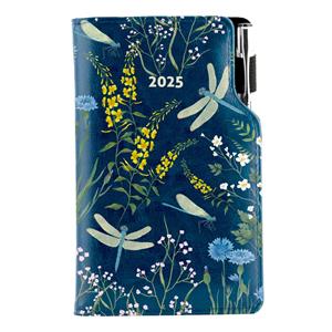 Diary DESIGN weekly pocket 2025 PL - blue dragonflies