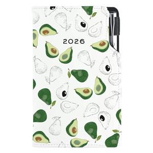 Diary DESIGN weekly pocket 2026 CZ - Avocado