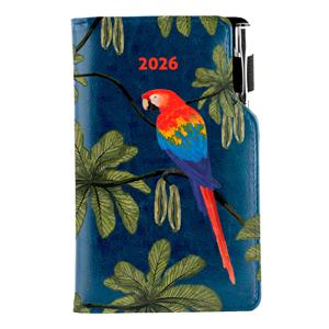 Diary DESIGN weekly pocket 2026 CZ - blue - Parrot