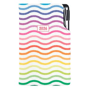 Diary DESIGN weekly pocket 2026 CZ - Colors