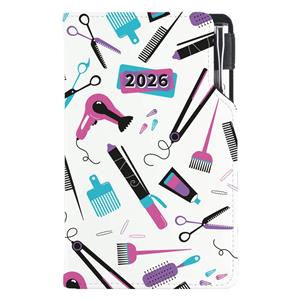 Diary DESIGN weekly pocket 2026 CZ - Hairdresser