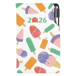 Diary DESIGN weekly pocket 2026 CZ - Ice lollies