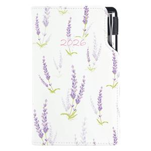 Diary DESIGN weekly pocket 2026 CZ - Lavender