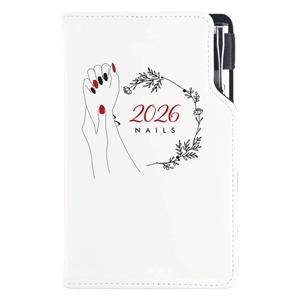 Diary DESIGN weekly pocket 2026 CZ - Nails