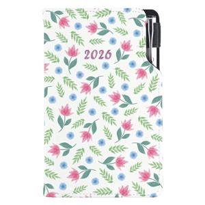 Diary DESIGN weekly pocket 2026 CZ - Spring flowers