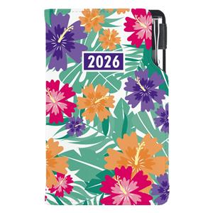 Diary DESIGN weekly pocket 2026 CZ - Tropic