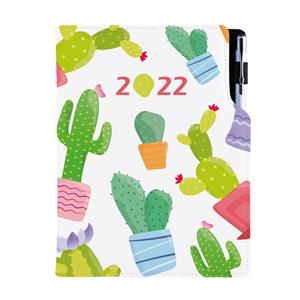 Diary DESIGN weekly special A5 2022 - Cactus