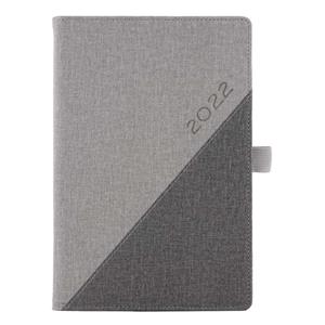 Diary DIEGO daily A5 2022 Slovak - grey/dark grey