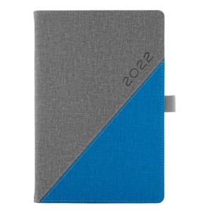 Diary DIEGO weekly A5 2022 Czech - grey/blue