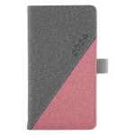 Diary DIEGO weekly pocket A5 2024 Slovak - grey/pink