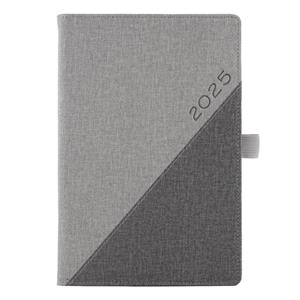 Diary DIEGO weekly special A5 2025 - grey/dark grey