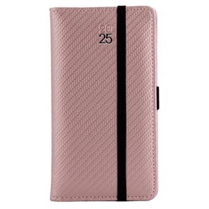 Diary ELASTIC weekly pocket 2025 Slovak - powdery/black rubber band