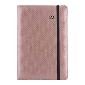 Diary ELASTIC weekly special A5 2022 - powdery/black rubber band