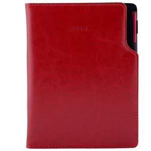 Diary Gap with ballpoint weekly B5 2016 Polish - bordeaux
