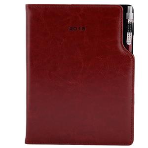 Diary Gap with ballpoint weekly B5 2016 Polish - brown