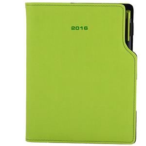 Diary Gap with ballpoint weekly B5 2016 Polish - light green