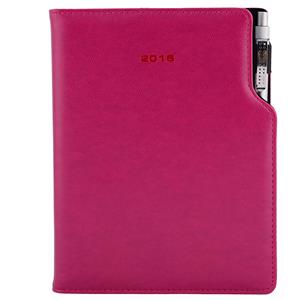 Diary Gap with ballpoint weekly B5 2016 Polish - purple