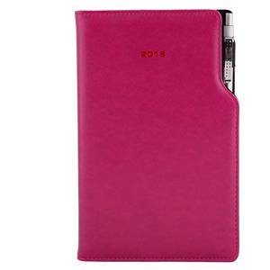 Diary Gap with ballpoint weekly pocket 2016 Polish - purple