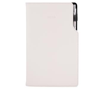 Diary Gap with ballpoint weekly pocket 2016 Polish - white/white stiching