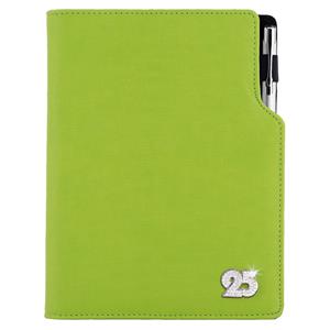 Diary GEP CRYSTAL daily A5 2025 Czech - light green