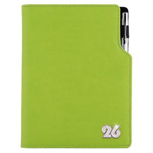 Diary GEP CRYSTAL weekly A5 2026 Czech - light green