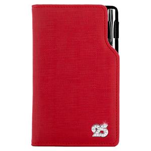 Diary GEP CRYSTAL weekly kapesní 2025 Polish - red