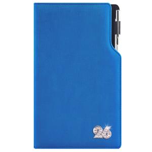 Diary GEP CRYSTAL weekly kapesní 2026 Czech - blue