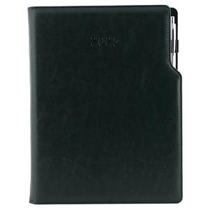 Diary GEP with ballpoint daily A4 2025 Polish - green