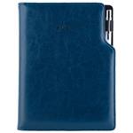 Diary GEP with ballpoint daily A5 2024 Czech - dark blue