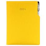 Diary GEP with ballpoint weekly A4 2024 - yellow