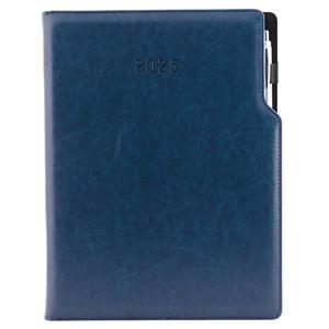 Diary GEP with ballpoint weekly A4 2025 - dark blue