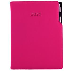 Diary GEP with ballpoint weekly A4 2025 - pink