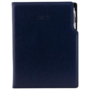 Diary GEP with ballpoint weekly A4 2025 Polish - dark blue