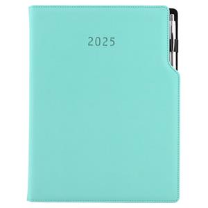 Diary GEP with ballpoint weekly A4 2025 Polish - mint