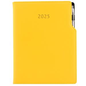 Diary GEP with ballpoint weekly A4 2025 - yellow
