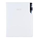 Diary GEP with ballpoint weekly A5 2022 Polish - white/white stiching