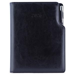 Diary GEP with ballpoint weekly A5 2026 Czech - black