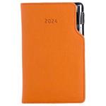 Diary GEP with ballpoint weekly pocket 2024 Slovak - orange