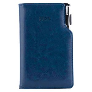 Diary GEP with ballpoint weekly pocket 2025 Polish - dark blue
