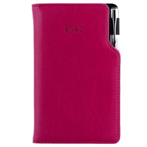 Diary GEP with ballpoint weekly pocket 2025 Polish - purple
