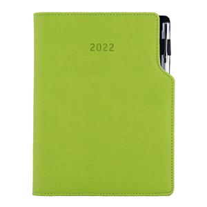 Diary GEP with ballpoint weekly special A5 2022 - light green