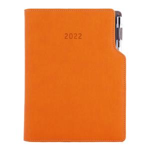 Diary GEP with ballpoint weekly special A5 2022 - orange